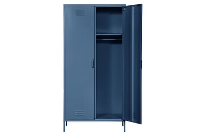 Steel Lush Double Door Locker With Lock and Key - 3 colours!