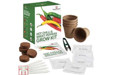 Seed Grow Kit Red Chilli + Sweet Peppers