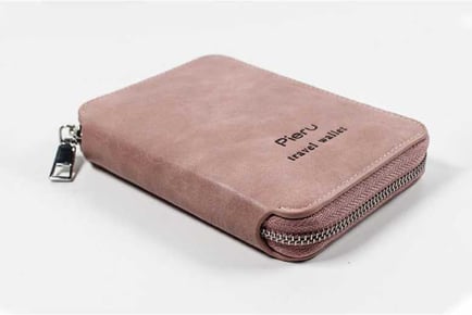 RFID Blocking Travel Passport Wallet