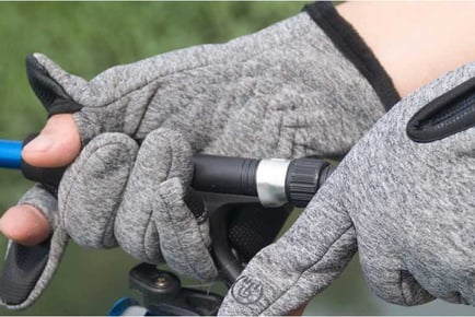 2 Finger Flip Touchscreen Winter Gloves