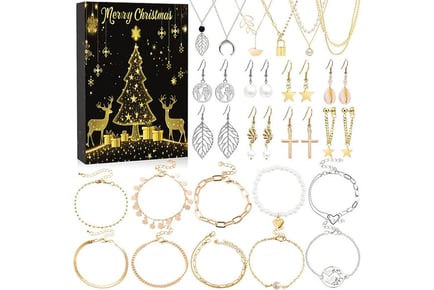 Jewellery Advent Calendar - 24 Pieces!