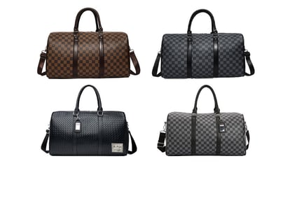 Louis Vuitton Inspired Travel Holdall Bag - 4 Designs!