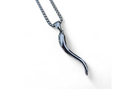 Men's Horn Snake Skull Leaf Necklaces