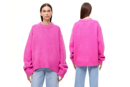 Women's Trending Oversized Sweater - 3 Sizes & 5 Colours