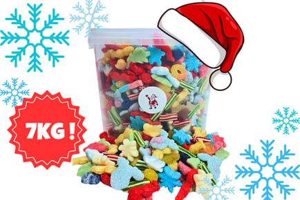 50% off Monster Christmas Gummy Sweet Bucket - 7KG