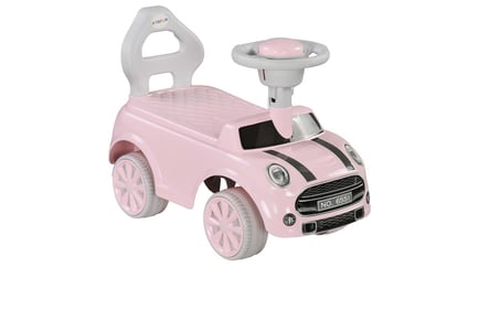 Kids' Foot To Floor Ride On Sliding Car - Pink or Light Blue