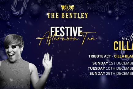 Festive Afternoon Tea & Mulled Wine With Cilla Black Tribute - The Bentley, Liverpool