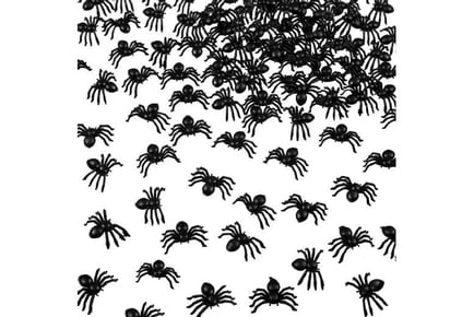 Halloween Mini Spiders 50 or 100