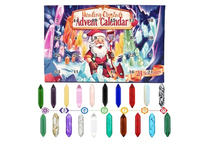 2024 24 Day Crystal and Healing Stones Advent Calendar