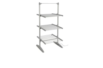 3 Tier Folding Heated Drying Rack