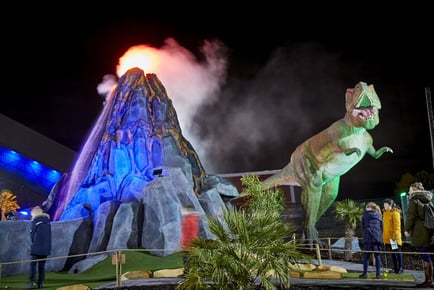 Dino Falls Adventure Golf with Drink - Trafford Golf Centre - Manchester