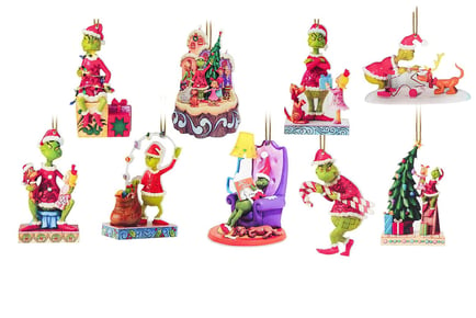 The Grinch Inspired Christmas Tree Decoration Sets - A or B