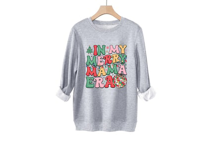 'In My Christmas Era' Motif Sweatshirt - 5 Colours, 6 Sizes!