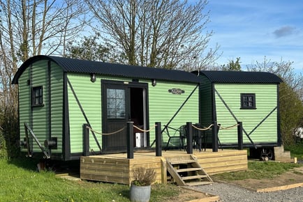 2-Night Pembrokeshire Glamping Stay for 2 People- 5 Unique Glamping Units Available at Apple Camping