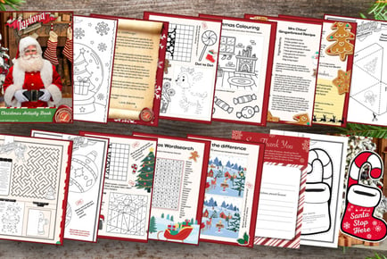 Premium Personalised Santa, Nice List Letter, and Activity Pack