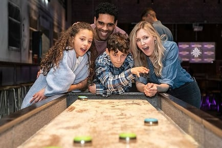 1hr Shuffleboard Session & Bottled Drink for up to 4 - Manchester