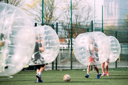 60 Min Kids' Bubble Soccer Experience in Leeds - Up to 3 People