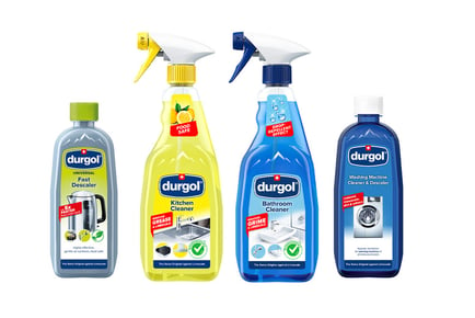 Durgol Hamper: Kitchen & Bathroom Cleaner with 2 Descalers!