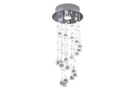 Ceiling Chandelier Spiral Rain Drop