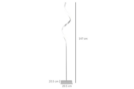 Dimmable Spiral Standing Floor Lamp