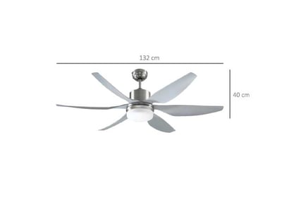 Reversible Ceiling Fan w/ Light & Remote