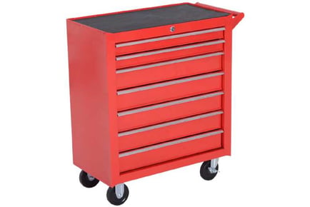 Steel 7 Drawer Tool Storage Cabinet