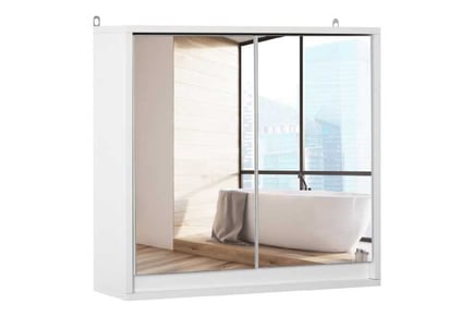 Wall Mount Mirror Bathroom Cabinet