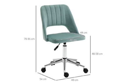 Vinsetto Swivel Scallop Office Chair