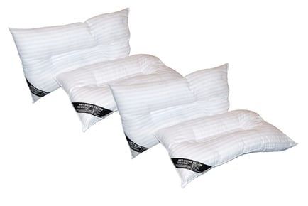 Hotel Striped Anti-Snore Pillow - 1, 2, Or 4 Pack!