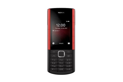 Black 4G Unlocked Nokia 5710 Xpress Audio Phone with Earbuds