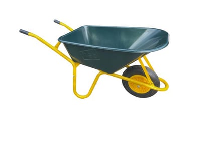 110L Heavy Duty Outdoor Garden Wheelbarrow