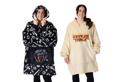 Stranger Things Blanket Hoodie - 2 Designs & Sizes!