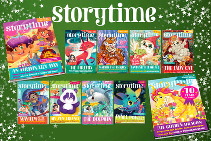 Deluxe Christmas Storytime Magazine Annual Subscription with Letter from Santa