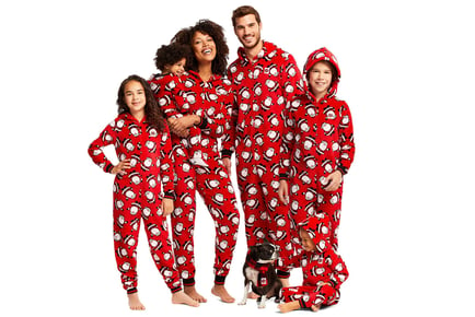 Matching Family Christmas Onesie - Santa or String Lights!