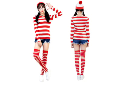 Where's Wally Inspired Costume - Kids and Adults