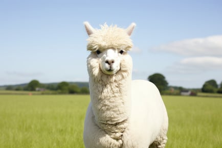 60 Min Alpaca Meet & Greet Experience - Stormcloud Alpacas, Strathaven - Picnic Experience Upgrade!