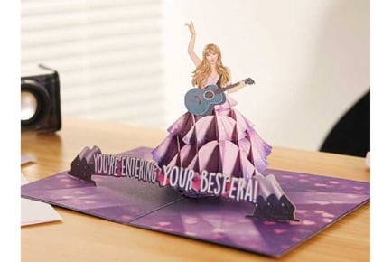 Taylor Inspired Birthday Greeting Card