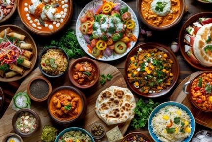 Indian 2-Course Dinner & Drinks For 2 - Bristol