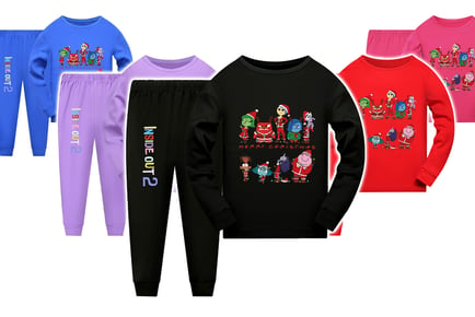 Kids' Inside Out 2 Inspired Long Sleeve Pyjamas Set - 7 Sizes & 7 Styles