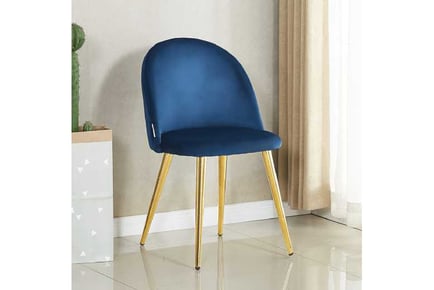 Single Luzia Velvet Dining Chair