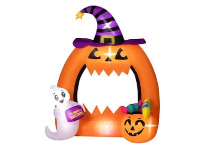 4.9ft Inflatable Pumpkin Archway