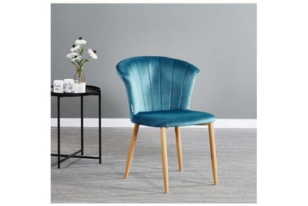 Single Ellie Velvet Dining Chair