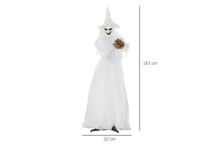 72in Halloween Decorations White