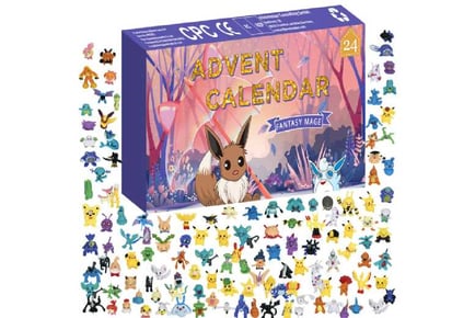 Pokemon Inspired Xmas Advent Calendar