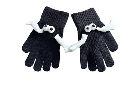 Women's Funny Magnetic Gloves - 2 Colours, 2 Options