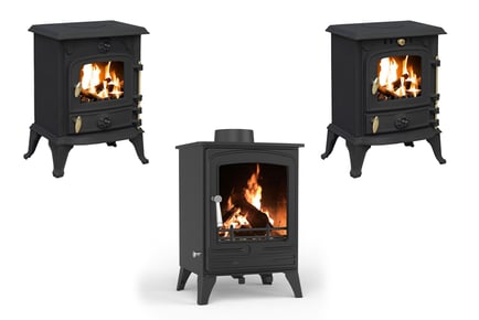 Royal Fire Cast Iron or Steel Eco Stoves - Multiple Options