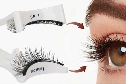 2 Pair Reusable Magnetic Eyelashes Kit