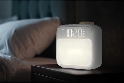 Night Light Alarm Clock with Sound