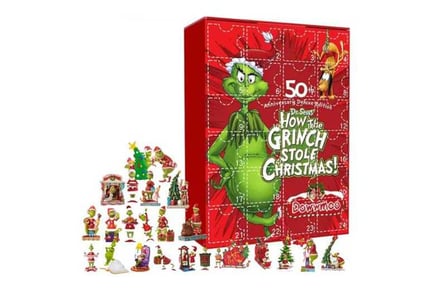 Grinch Doll Xmas 24 Days Advent Calendar