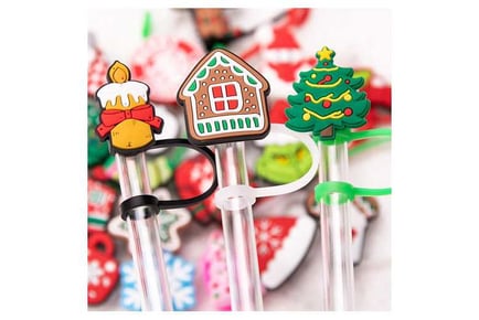 10mm Straw Toppers Xmas Advent Calendar